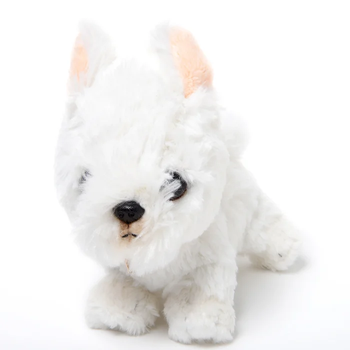 PUPS! Small White Terrier Plush 4 PUPS! Small White Terrier Plush - Image 2