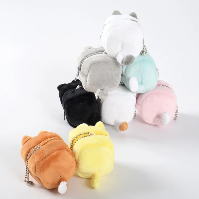 Square Cat Plush Coin Cases 4 Square Cat Plush Coin Cases - Image 2