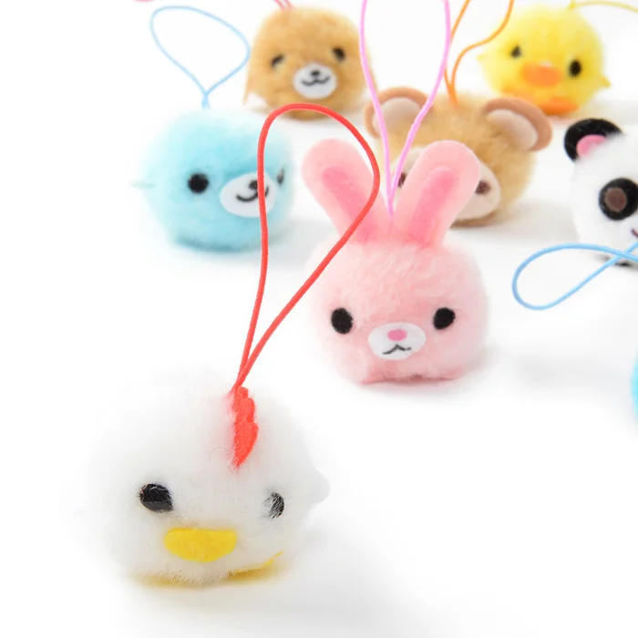 Piyotama Friends Pon Pon Mini Plushies - Set Of 12 4 Piyotama Friends Pon Pon Mini Plushies - Set Of 12 - Image 2