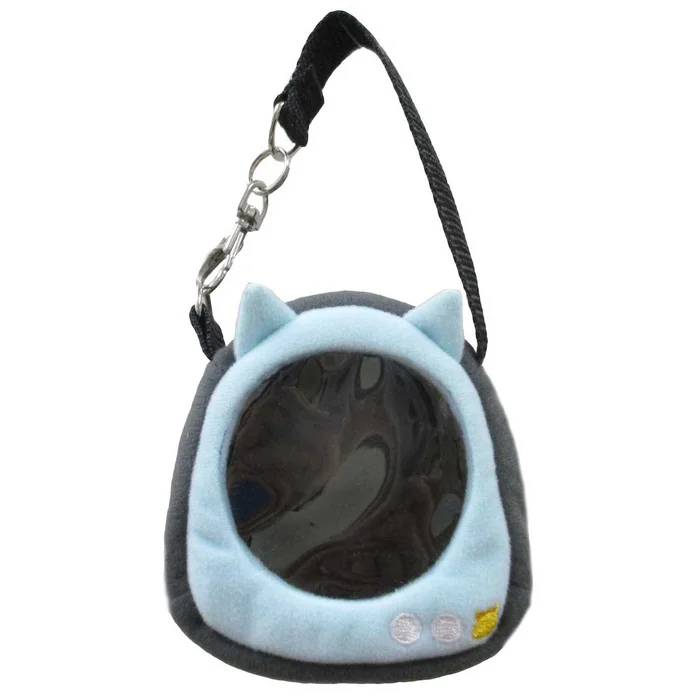 Neko-dango Osan-Pouch Light Blue Cat Carrying Case 3 Neko-dango Osan-Pouch Light Blue Cat Carrying Case