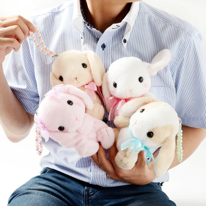 Pote Usa Loppy Rabbit Pretty Ribbon Pouches 5 Pote Usa Loppy Rabbit Pretty Ribbon Pouches - Image 3