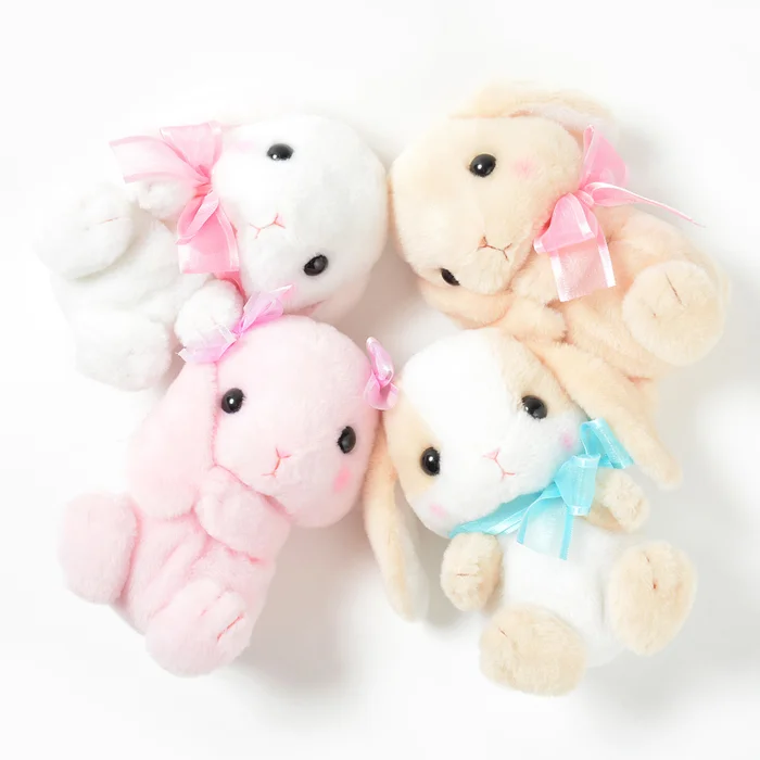 Pote Usa Loppy Rabbit Pretty Ribbon Pouches 3 Pote Usa Loppy Rabbit Pretty Ribbon Pouches