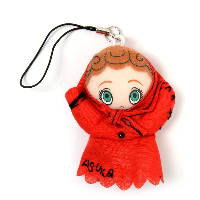 Rebuild Of Evangelion Asuka Mini Strap Puppet 3 Rebuild Of Evangelion Asuka Mini Strap Puppet