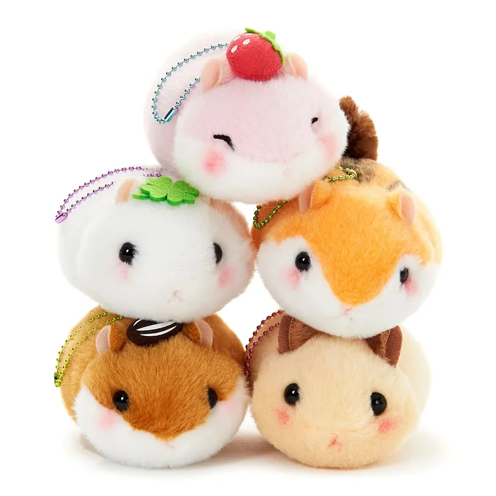 Coroham Coron Manmaru Friends Hamster Plush Collection (Ball Chain) 10 Coroham Coron Manmaru Friends Hamster Plush Collection (Ball Chain) - Image 8