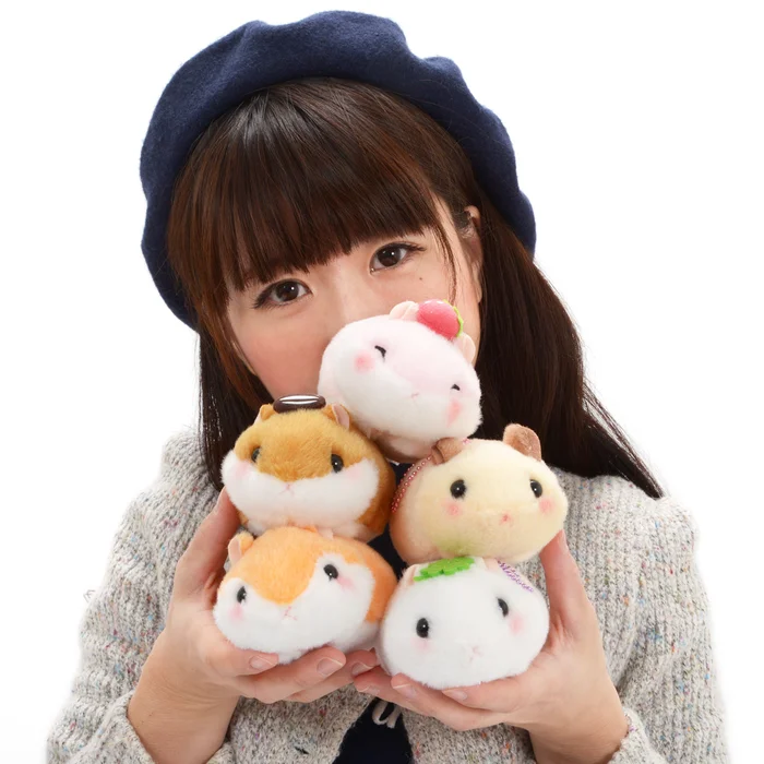 Coroham Coron Manmaru Friends Hamster Plush Collection (Ball Chain) 4 Coroham Coron Manmaru Friends Hamster Plush Collection (Ball Chain) - Image 2