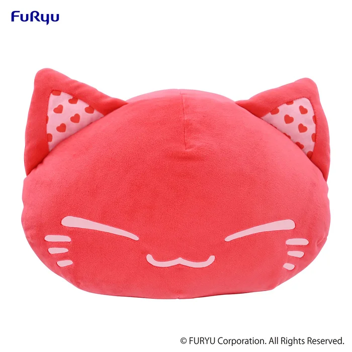 Nemuneko Cat Cupid Red Big Plush Toy 3 Nemuneko Cat Cupid Red Big Plush Toy